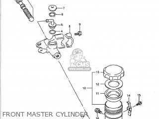 FRONT MASTER CYLINDER - GSXR750W 1994 (R) USA (E03)