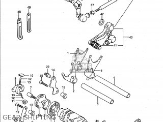 GEAR SHIFTING - GSXR750W 1994 (R) USA (E03)