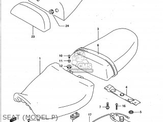 SEAT (MODEL P) - GSXR750W 1994 (R) USA (E03)