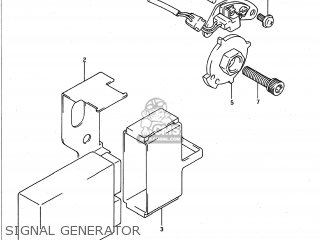 SIGNAL GENERATOR - GSXR750W 1994 (R) USA (E03)