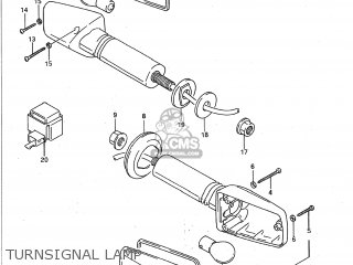 TURNSIGNAL LAMP - GSXR750W 1994 (R) USA (E03)