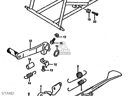 STAND - GSXR750W 1995 (S) (E02 E04 E18 E22 E24 E25 E34 E37 E39)