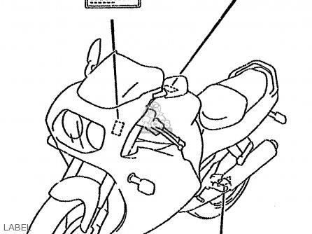 LABEL - GSXR750W 1995 (S) (E02 E04 E18 E22 E24 E25 E34 E37 E39)