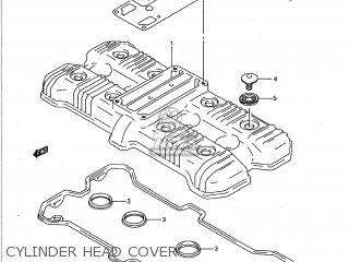 CYLINDER HEAD COVER - GSXR750W 1995 (S) USA (E03)