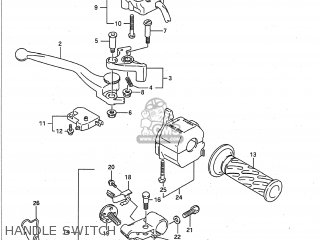 HANDLE SWITCH - GSXR750W 1995 (S) USA (E03)
