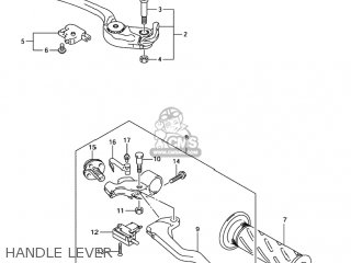 HANDLE LEVER - GSXR750X 2004 (K4) USA (E03)