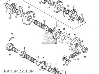 TRANSMISSION - GSXR750X 2004 (K4) USA (E03)