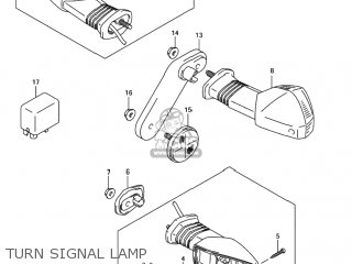TURN SIGNAL LAMP - GSXR750X 2004 (K4) USA (E03)