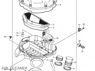 AIR CLEANER - GSXR750X 2005 (K5) USA (E03)