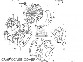 CRANKCASE COVER - GSXR750X 2005 (K5) USA (E03)