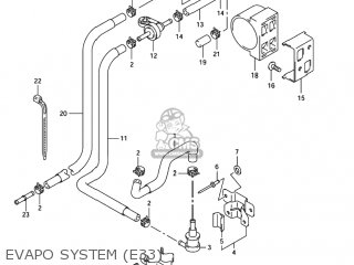EVAPO SYSTEM (E33) - GSXR750X 2005 (K5) USA (E03)