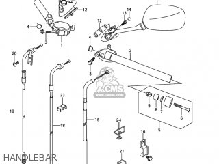 HANDLEBAR - GSXR750X 2005 (K5) USA (E03)