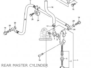 REAR MASTER CYLINDER - GSXR750X 2005 (K5) USA (E03)