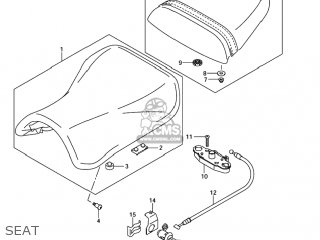 SEAT - GSXR750X 2005 (K5) USA (E03)