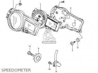 SPEEDOMETER - GSXR750X 2005 (K5) USA (E03)