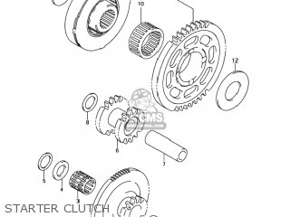 STARTER CLUTCH - GSXR750X 2005 (K5) USA (E03)