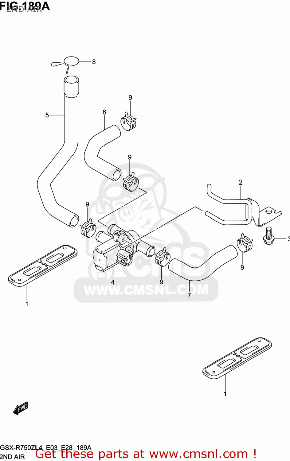 2ND AIR GSXR750Z 2014 (L4) USA (E03)