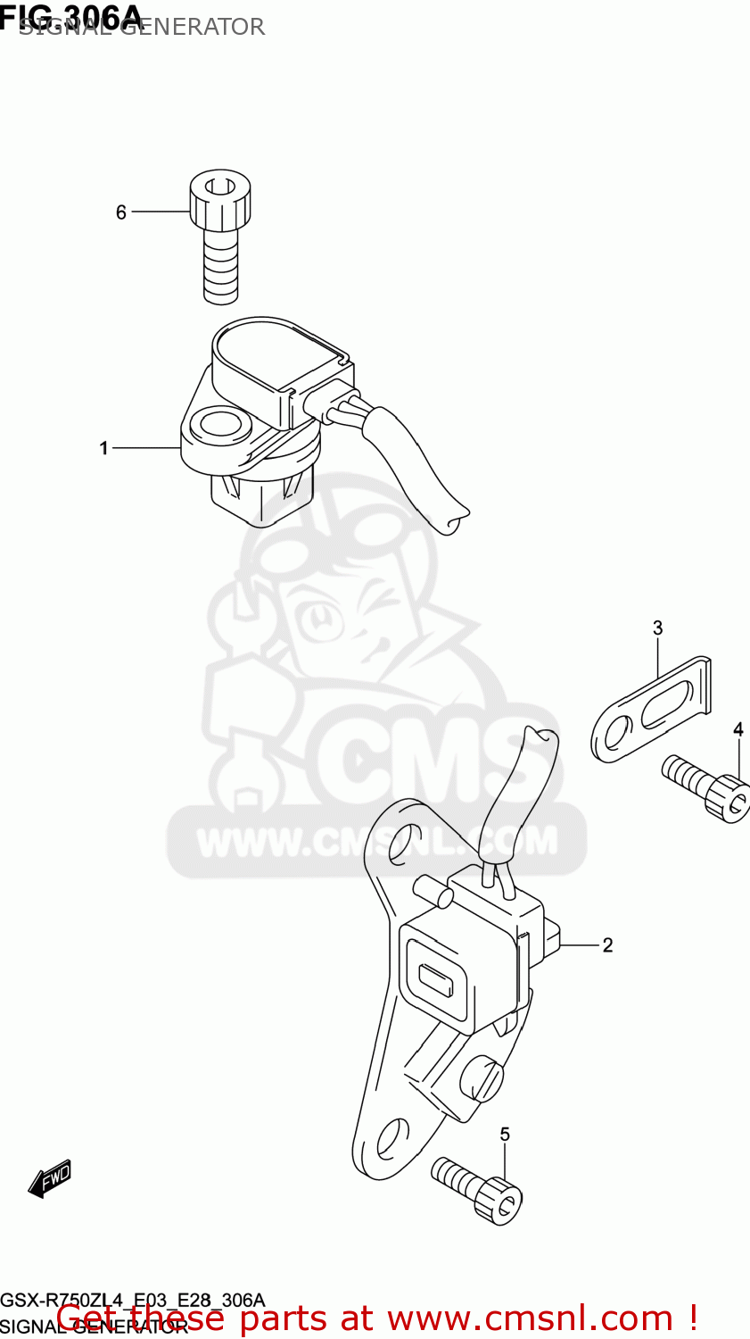 SIGNAL GENERATOR GSXR750Z 2014 (L4) USA (E03)