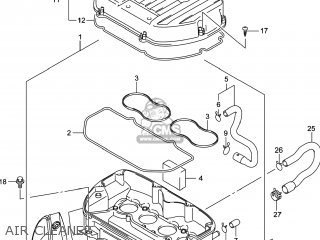 AIR CLEANER - GSXR750Z 2014 (L4) USA (E03)