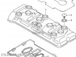 CYLINDER HEAD COVER - GSXR750Z 2014 (L4) USA (E03)