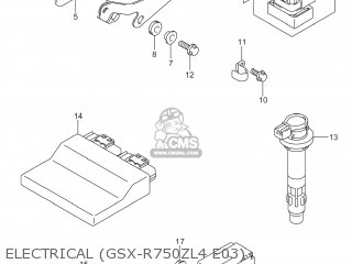 ELECTRICAL (GSX-R750ZL4 E03) - GSXR750Z 2014 (L4) USA (E03)