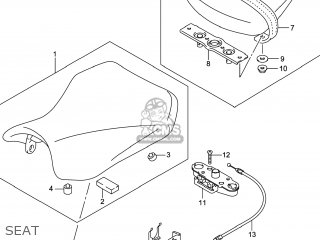 SEAT - GSXR750Z 2014 (L4) USA (E03)