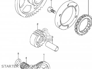 STARTER CLUTCH - GSXR750Z 2014 (L4) USA (E03)