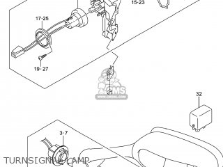 TURNSIGNAL LAMP - GSXR750Z 2014 (L4) USA (E03)