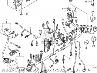 WIRING HARNESS (GSX-R750ZL4 E03) - GSXR750Z 2014 (L4) USA (E03)