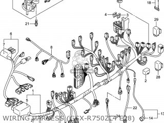 WIRING HARNESS (GSX-R750ZL4 E28) - GSXR750Z 2014 (L4) USA (E03)