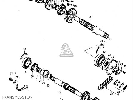 Suzuki GT185 1973 1974 1975 1976 1977 (K) (L) (M) (A) (B) USA (E03 ...