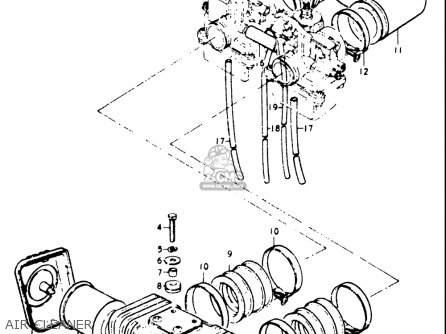 AIR CLEANER - GT185 1973 1974 1975 1976 1977 (K) (L) (M) (A) (B) USA (E03)