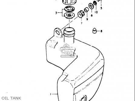 OIL TANK - GT185 1973 1974 1975 1976 1977 (K) (L) (M) (A) (B) USA (E03)