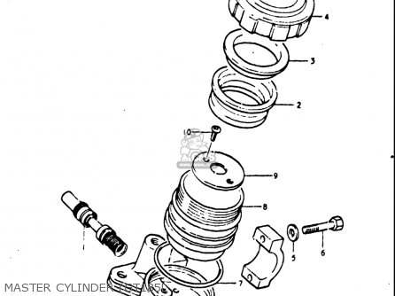 MASTER CYLINDER (GT185L - GT185 1973 1974 1975 1976 1977 (K) (L) (M) (A) (B) USA (E03)