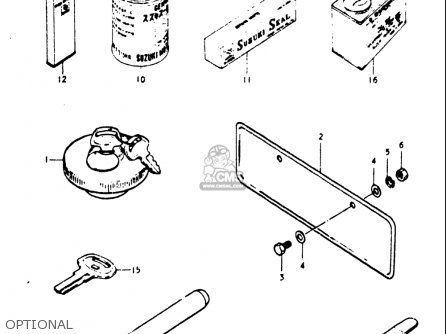 OPTIONAL - GT185 1973 1974 1975 1976 1977 (K) (L) (M) (A) (B) USA (E03)