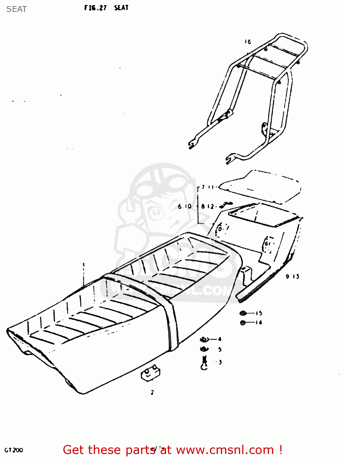 SEAT GT200 1979 (N) GENERAL EXPORT (E01)
