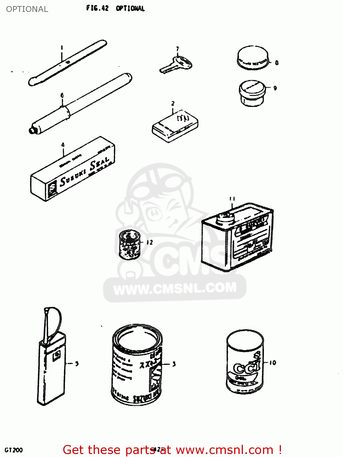 OPTIONAL GT200 1979 (N) GENERAL EXPORT (E01)