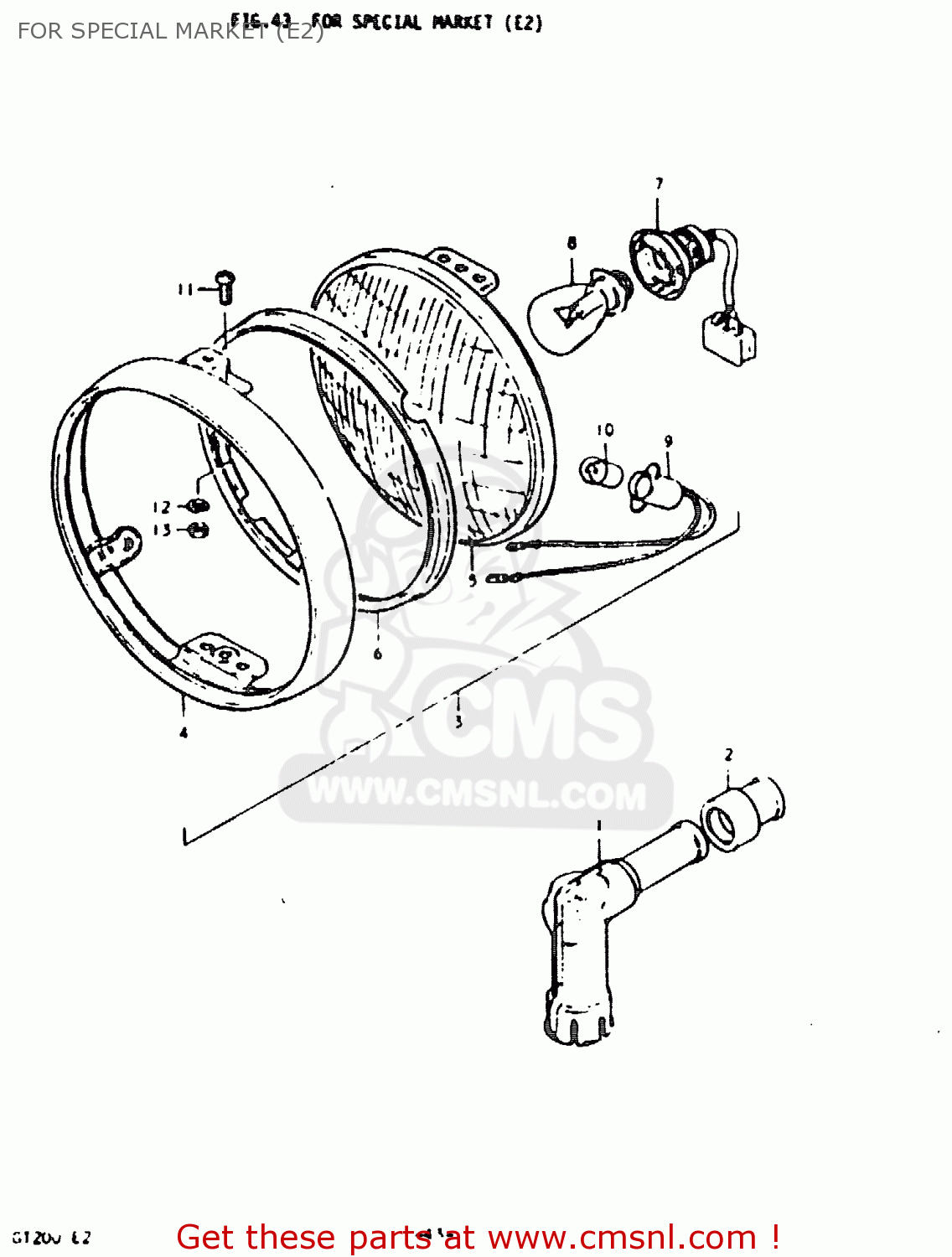 FOR SPECIAL MARKET (E2) GT200 1979 (N) GENERAL EXPORT (E01)