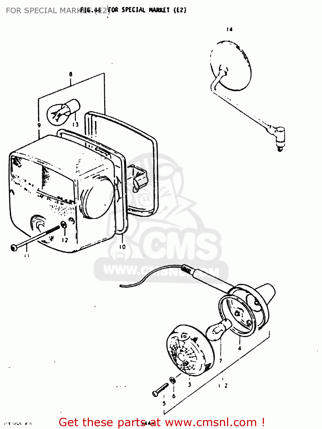 FOR SPECIAL MARKET (E2) GT200 1979 (N) GENERAL EXPORT (E01)