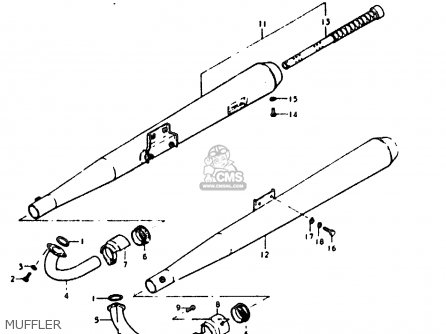 MUFFLER - GT200 1979 (N) GENERAL EXPORT (E01)
