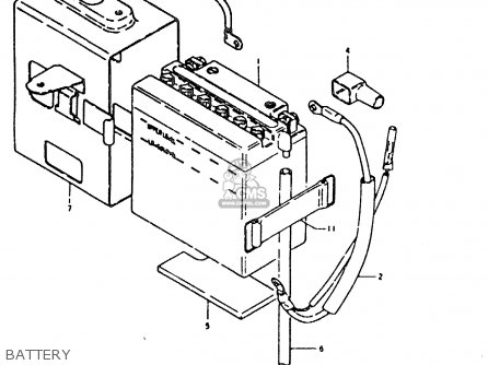 BATTERY - GT200 1981 (X) (E01 E02 E06 E07 E09 E13 E21 E22 E24)