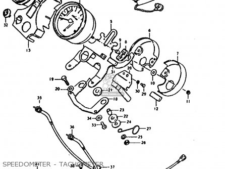 SPEEDOMETER - TACHOMETER - GT200 1981 (X) (E01 E02 E06 E07 E09 E13 E21 E22 E24)