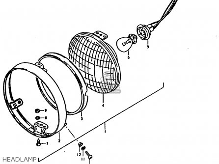 HEADLAMP - GT200 1981 (X) (E01 E02 E06 E07 E09 E13 E21 E22 E24)