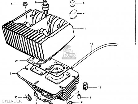 CYLINDER - GT200 1981 (X) (E01 E02 E06 E07 E09 E13 E21 E22 E24)