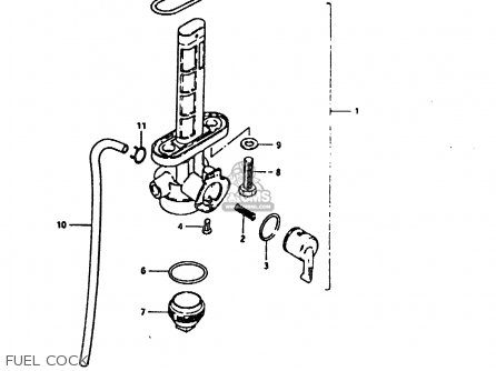 FUEL COCK - GT200 1981 (X) (E01 E02 E06 E07 E09 E13 E21 E22 E24)