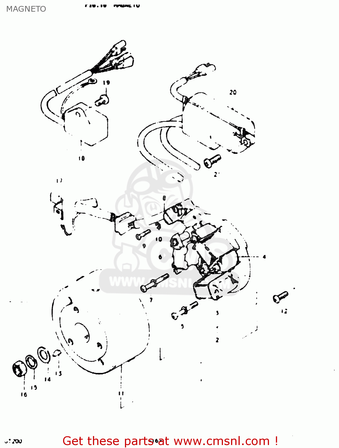 MAGNETO GT200E 1979 (N) GENERAL EXPORT (E01)