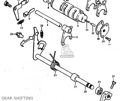 GEAR SHIFTING - GT200E 1979 (N) GENERAL EXPORT (E01)