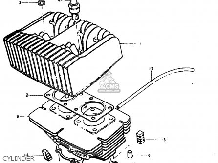 CYLINDER - GT200E 1979 (N) GENERAL EXPORT (E01)