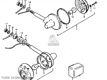 TURN SIGNAL LAMP - GT200E 1979 (N) GENERAL EXPORT (E01)