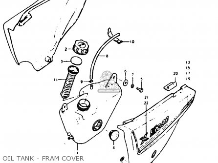 OIL TANK - FRAM COVER - GT200E 1979 (N) GENERAL EXPORT (E01)